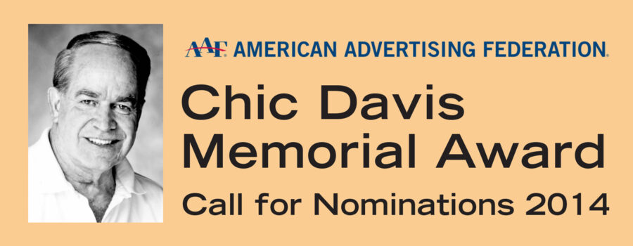 Call for Nominations 2014: Chic Davis Memorial Award