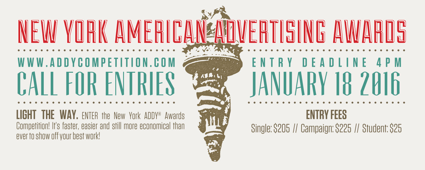 2016 NY ADDY Awards - Call for Entries